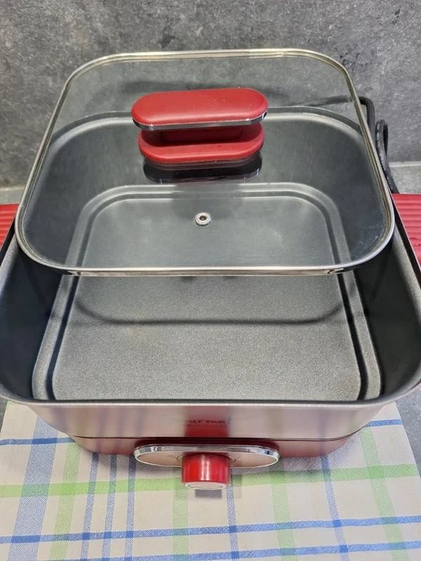 Cuiseur électrique multifonction – Gourmet par KEENOX – Rouge – Neuf – photo 3